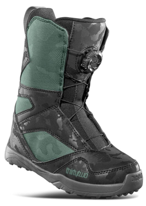 Thirtytwo Kids Boa Snowboard Boots Youth Size 5 Black / Green New 2025