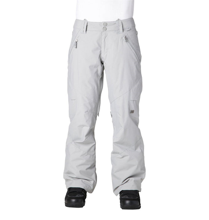 DC Ace Insulated Snowboard Pants Women's Medium Drizzle Gray New