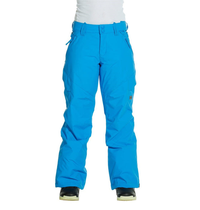 DC Banshee Snowboard Pants Youth Boys Medium Electric Blue Lemonade New