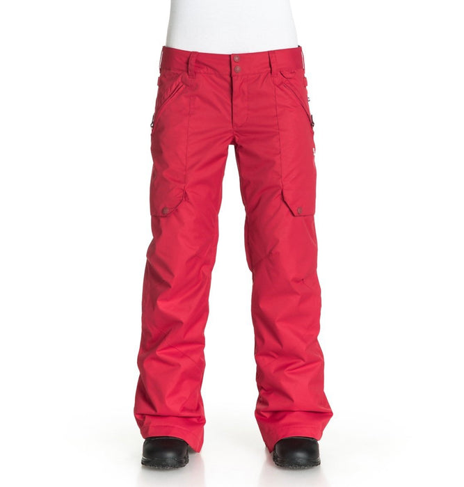 DC Women's Ace Snowboard Pants Medium American Beauty Red New