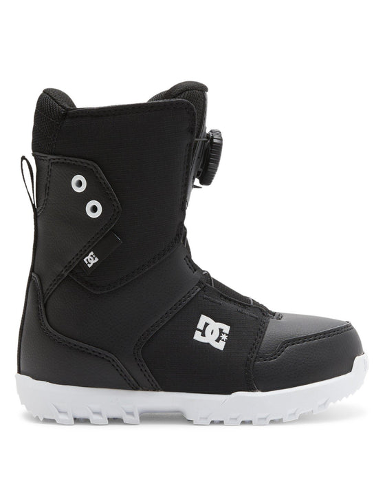 DC Youth Scout Boa Snowboard Boots, Kids Size 1, Black New 2025