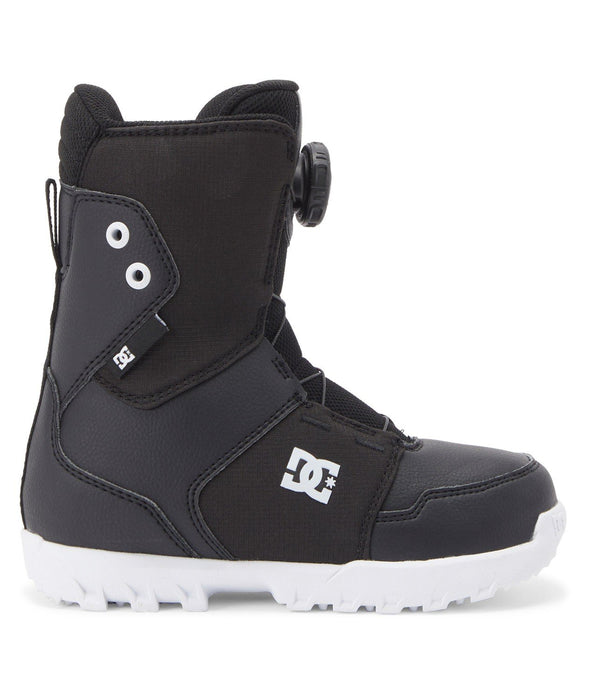 DC Youth Scout Boa Snowboard Boots, Kids Size 3, Black New 2024