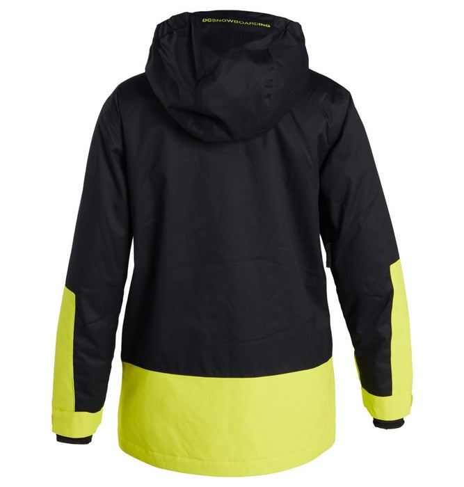 DC Boy's Youth Blockade Insulated Snowboard Jacket, 12 / M Medium, Black New