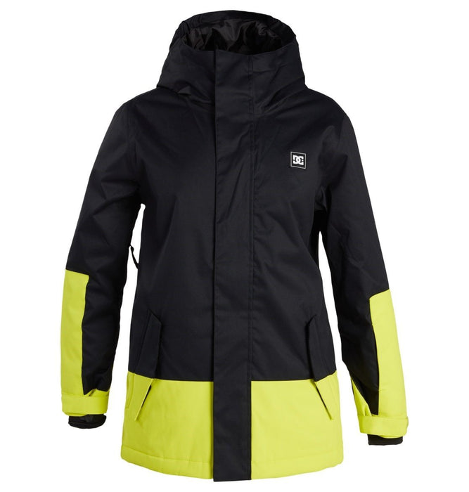 DC Boy's Youth Blockade Insulated Snowboard Jacket, 12 / M Medium, Black New
