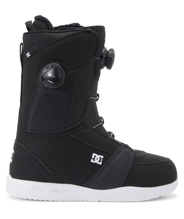 DC Lotus Boa Snowboard Boots, US Womens Size 9 Black/Black/White New 2026