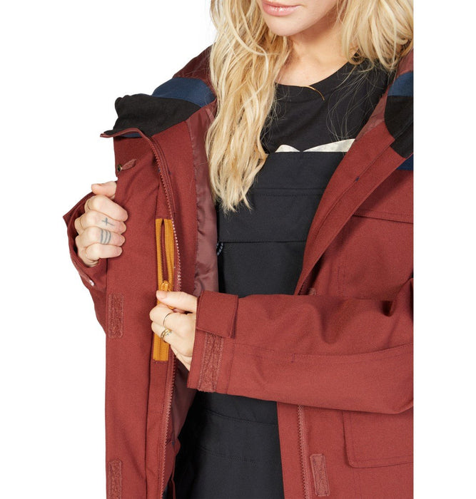 DC Liberate 15K Insluated Snowboard Jacket, Women's Large, Andora New