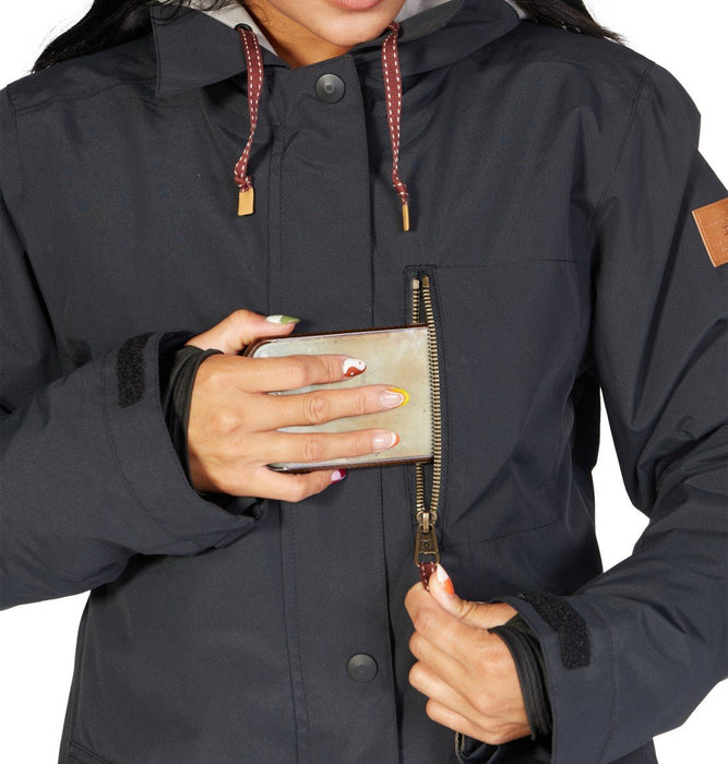 DC Bandwidth Snowboard Jacket, Women's Medium, Black