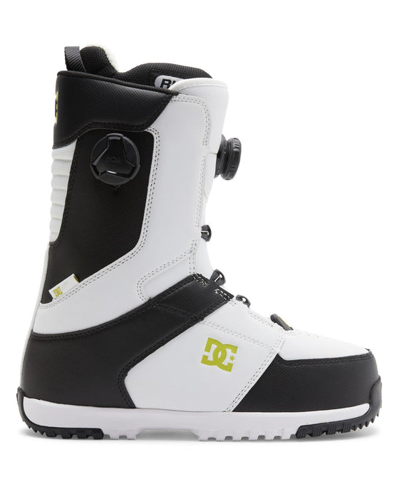 DC Control Double Boa Snowboard Boots, Men's Size 11, White/Black New 2025