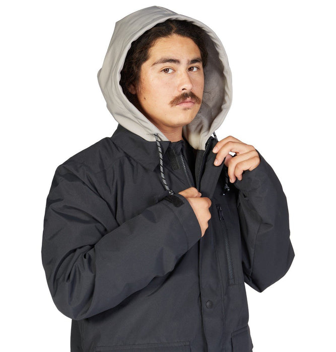 DC Bandwidth Snowboard Jacket, Men's Size Large, Black New