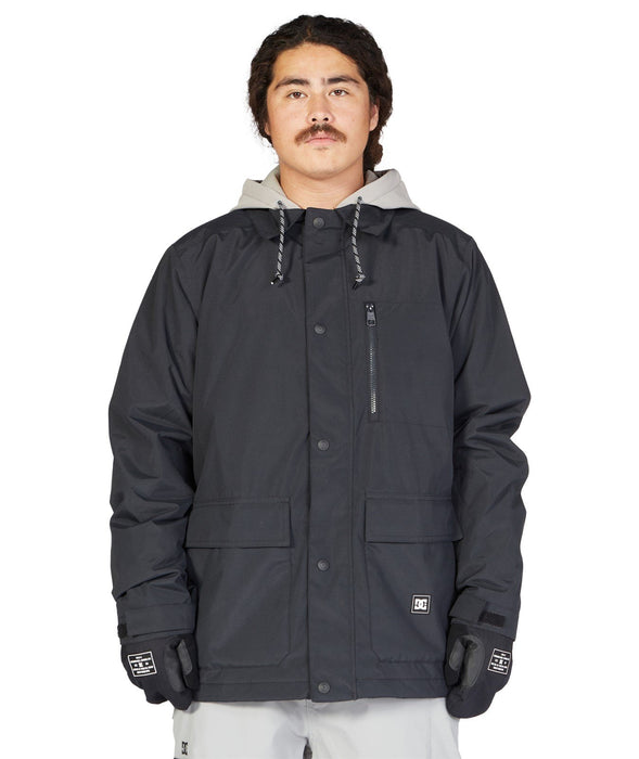 DC Bandwidth Snowboard Jacket, Men's Size Large, Black New