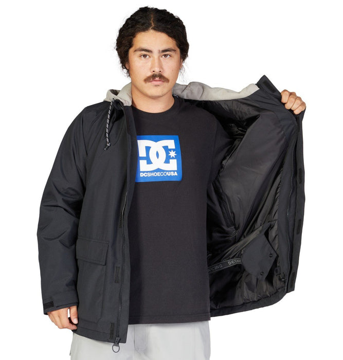 DC Bandwidth Snowboard Jacket, Men's Size Large, Black New