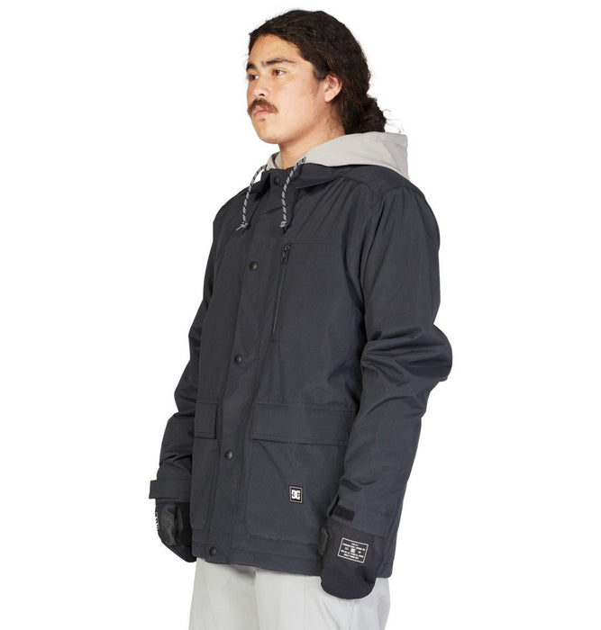 DC Bandwidth Snowboard Jacket, Men's Size Large, Black New