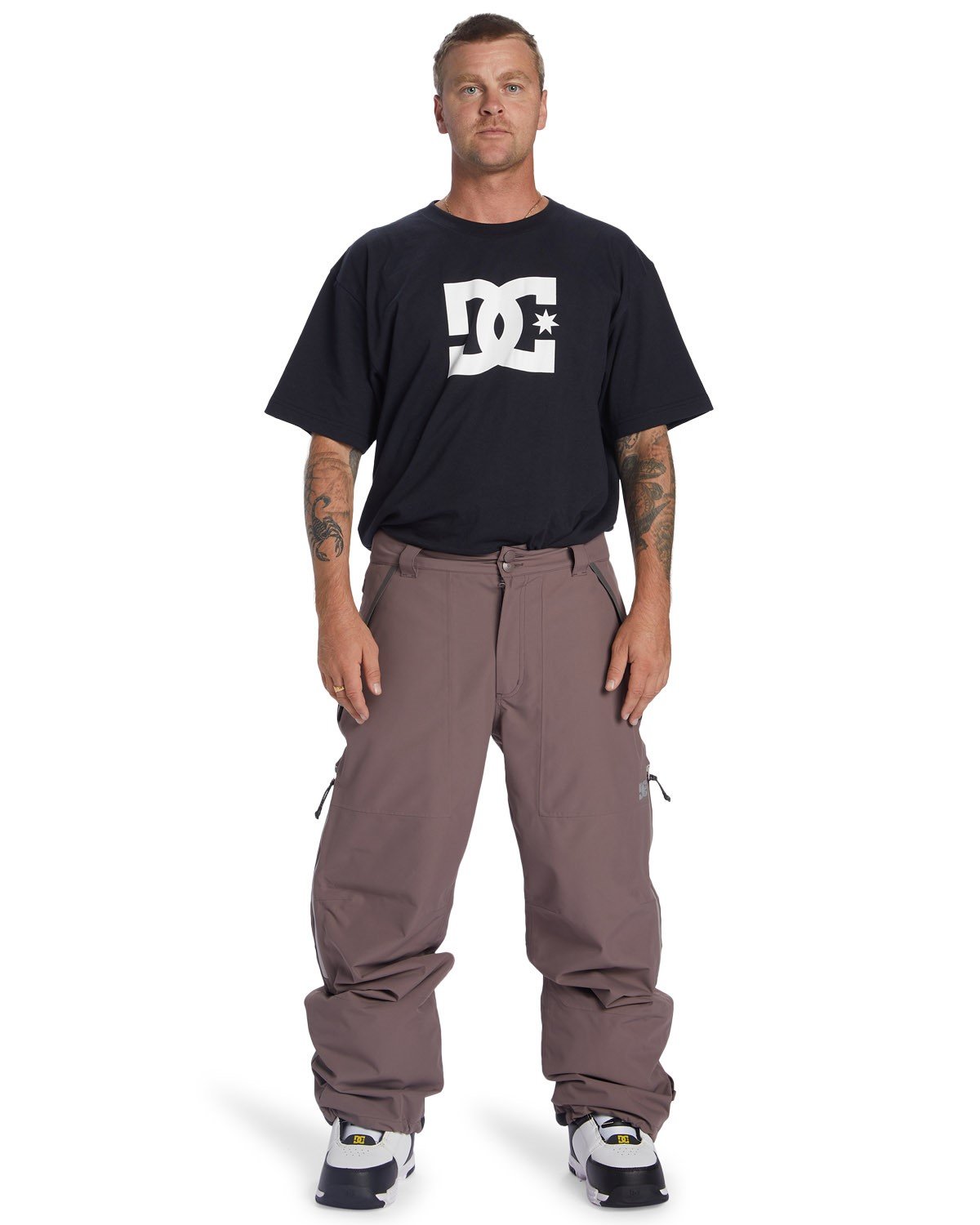 DC Squadron 30K Shell Snowboard Pants, Men's Size Medium