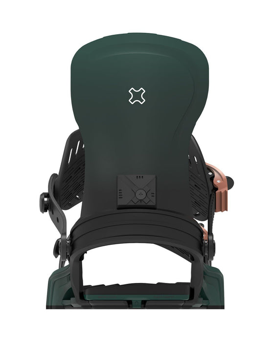 Bent Metal Astra Snowboard Bindings Small - Medium (Women's 5-8), Black Green