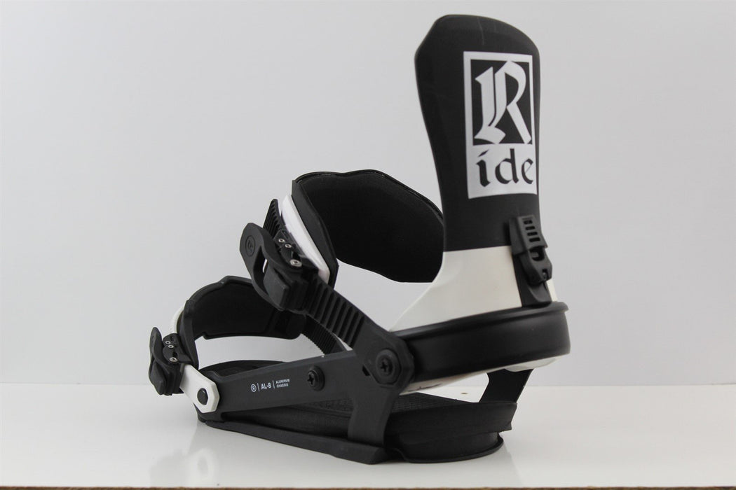 Ride AL-8 Snowboard Bindings Medium Women's US Size 7-11 Classic Black 2021 Demo