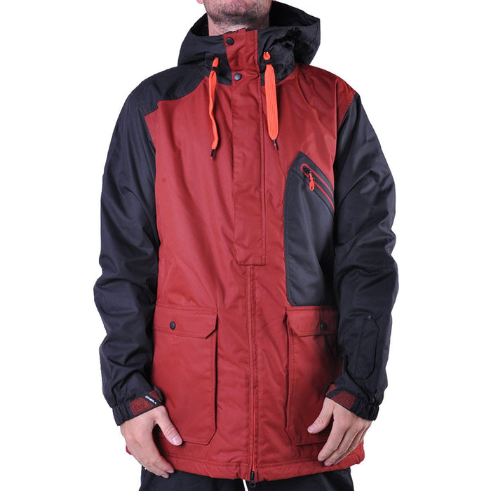 O'Neill Angled Ski and Snowboard Jacket Men's Medium Carmine Red / Black