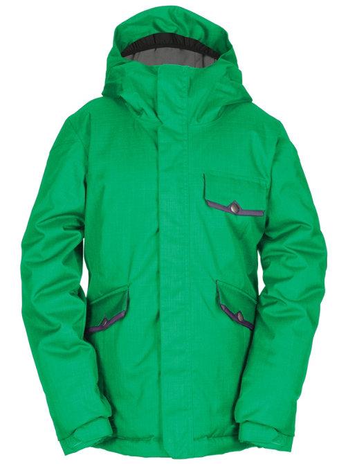 Bonfire Aster Insulated Snow Jacket, Unisex Youth Medium (10-12) Julep Green New