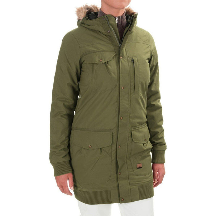 O'Neill Aviatrix Long Fit Winter Jacket, Women's Medium, Winter Moss Green