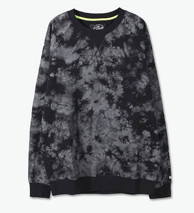 Neff Bart Society Crew Sweatshirt Men's Medium Black