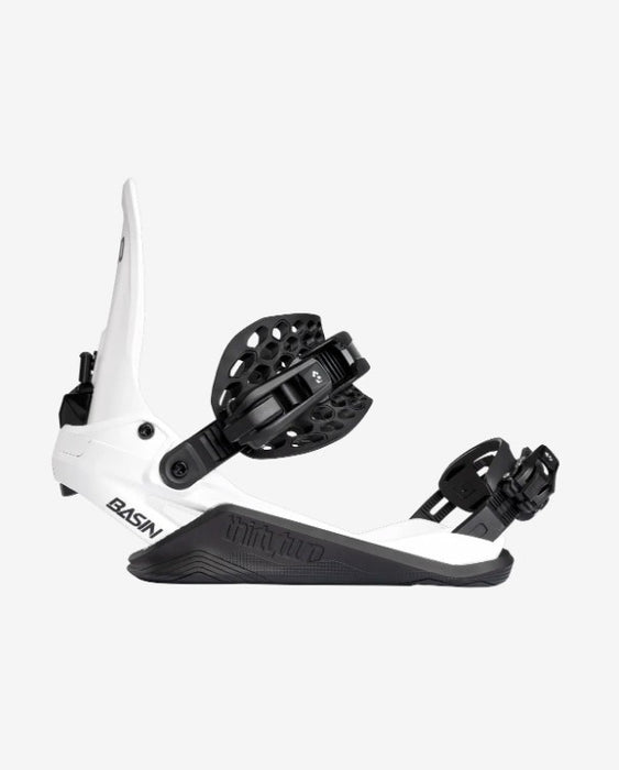 Thirtytwo Basin FASE Snowboard Bindings Medium US Men's 8.5-10.5 White New 2027