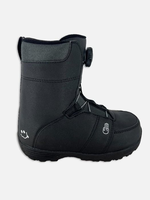 Bataleon Minishred Boa Snowboard Boots, Youth / Boys' Size 2K, Black New