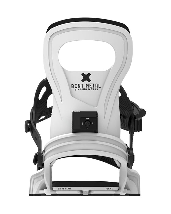 Bent Metal Beam Snowboard Bindings Small - Medium (Women's 5-8), White New