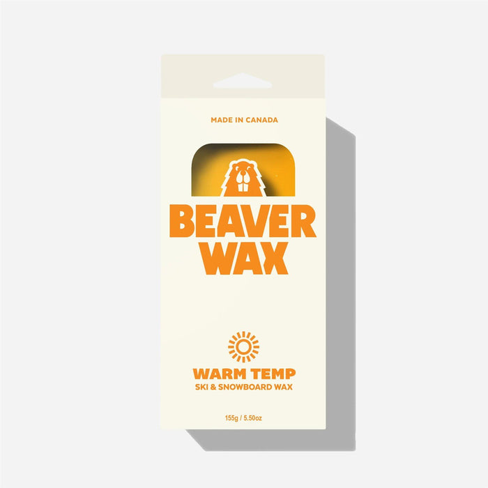 Beaver Wax Hot Wax for Ski & Snowboards Warm Temperature 155G New