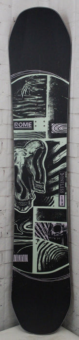Rome Boneless Men's Snowboard 153 cm, All Mountain, True Twin, 2027 Demo