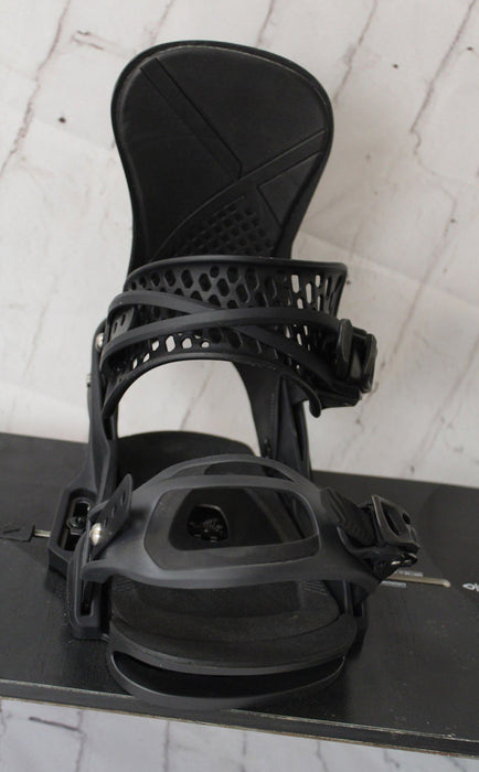 Burton Hometown Hero Wide Snowboard 160 cm w/ X EST Bindings Large Black Demo