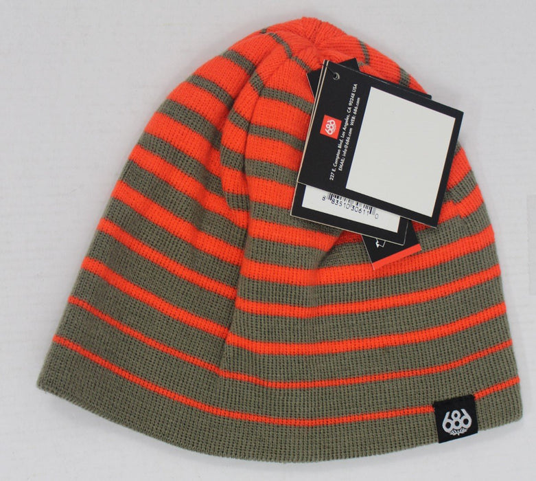 686 Elevated Reversible Boys Youth Beanie Tobacco