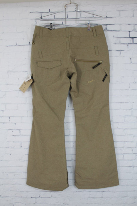 Ride Cappel Wasted Slim Fit Snowboard Pants Women's Medium Saddle Brow — Boarderline Insanity