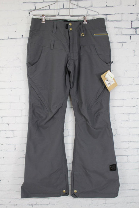 Ride Cappel Wasted Slim Fit Snowboard Pants Womens Medium Shadow Gray