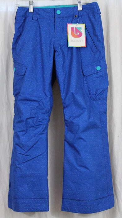 Burton Cargo Elite Snowboard Pants, Girls Youth Medium (10-12), Deja/Starry Blue