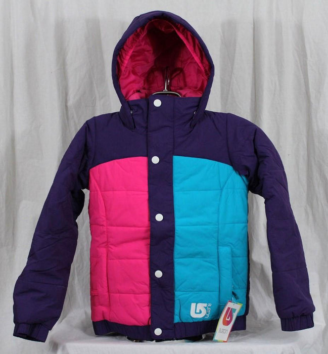 Burton Cascade Puffy Snowboard Jacket, Girl's Youth Medium 10-12, Enchanted New