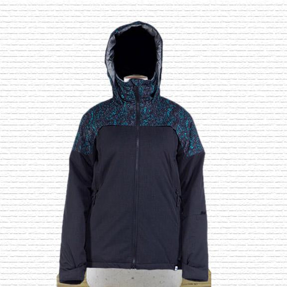 Ride Cedar Insulated Snowboard Jacket, Women's Medium, Black / Blue