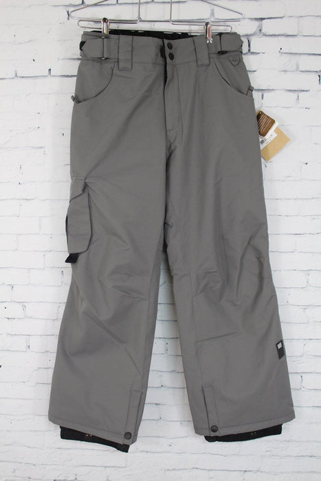 Ride Charger Pant Snowboard Pants Boys Youth Medium Gray Storm