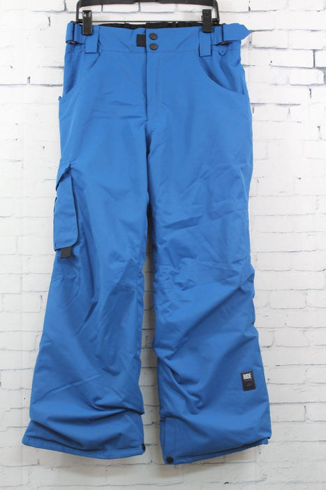 Ride Charger Pant Snowboard Pants Boys Youth Medium Royal Blue