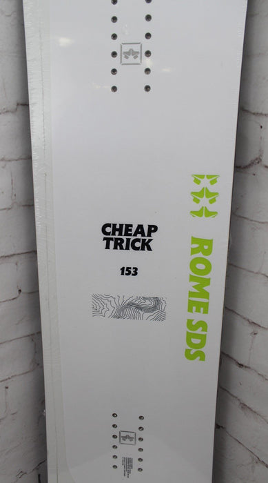 Rome Cheap Trick Men's Snowboard, Size 153 cm True Twin New 2024 Limited Edition