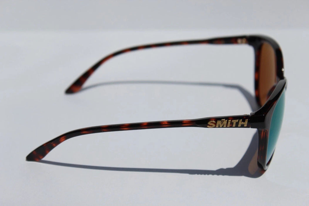 New Smith Optics Cheetah Sunglasses Tortoise Polarized Green Mirror Lens