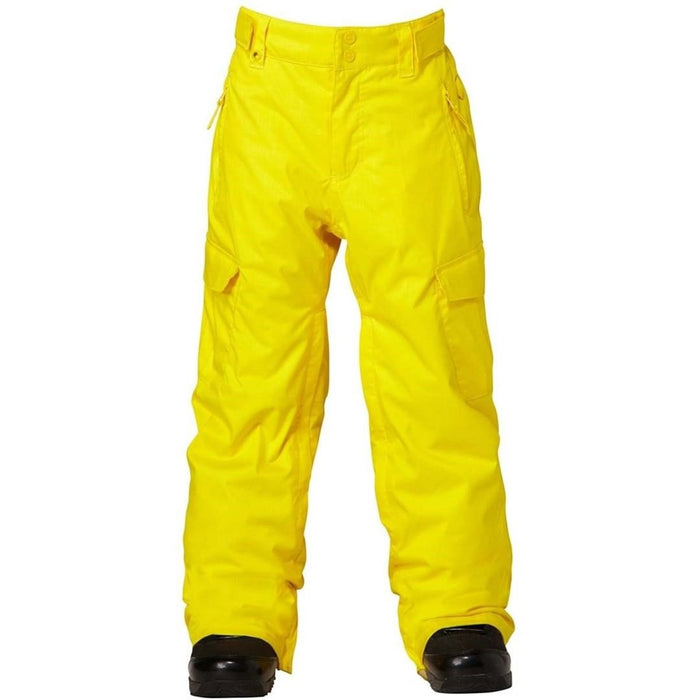 Quiksilver Porter Snow Pants Boys/Kids Youth Medium 12Y Cyber Yellow