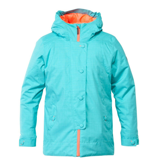 DC Data Insulated Snowboard Jacket Youth Girls Size Medium Ceramic New