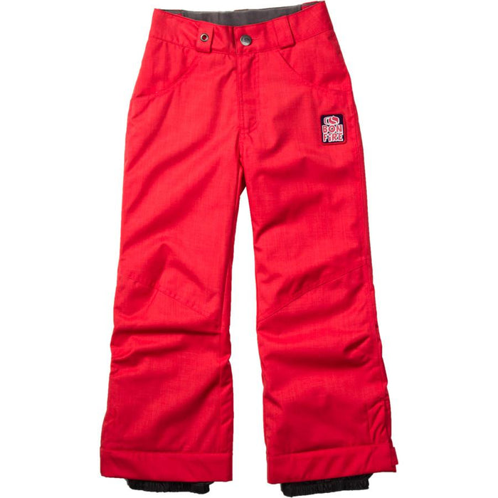 Bonfire Derby Insulated Snowboard Pants, Kids Youth Medium (10), Tango Pink New