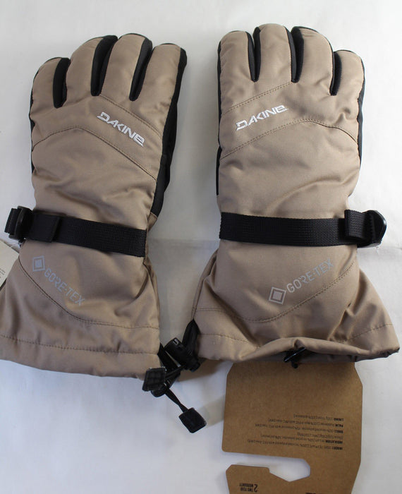 Dakine Eclipse Gore-Tex Snowboard Gloves, Women's Medium, Pinebark Brown New