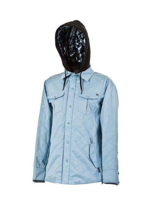 L1TA Dresden Snowboard Jacket Womens Size Small Faded Blue New