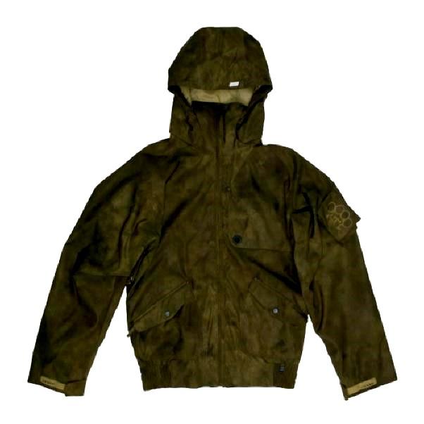 L1 Dust n Bones Shell Snowboard Jacket Mens Size Large Brown Oak Camo