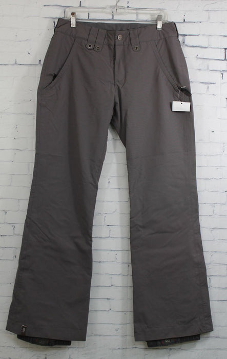 Bonfire Ellis Snowboard Pants, Women's Medium, Iron-B Gray New