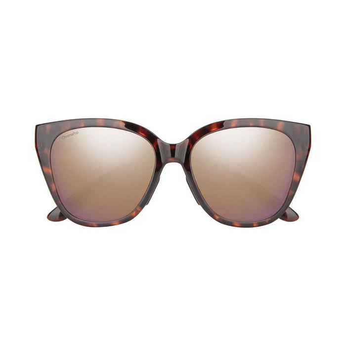 Smith Era Sunglasses Tortoise, Chromapop Polarized Rose Gold Mirror Lens New