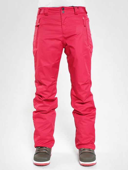 O'Neill Star Belted Ski and Snowboard Pants, Women's Size Large, Society Red