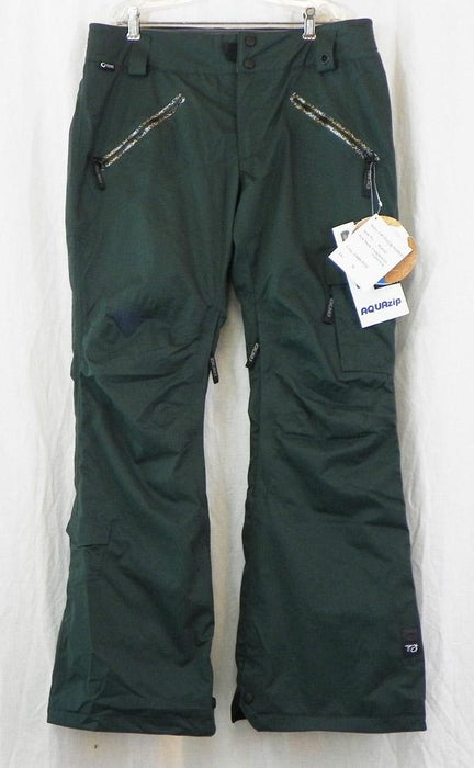 Ride Cocona Fairmount Slim Fit Snowboard Pants, Women's Medium, Dark Pine Green
