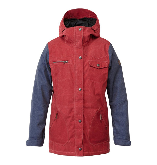 DC Falcon Insulated Snowboard Jacket Women's Medium Rio Red New